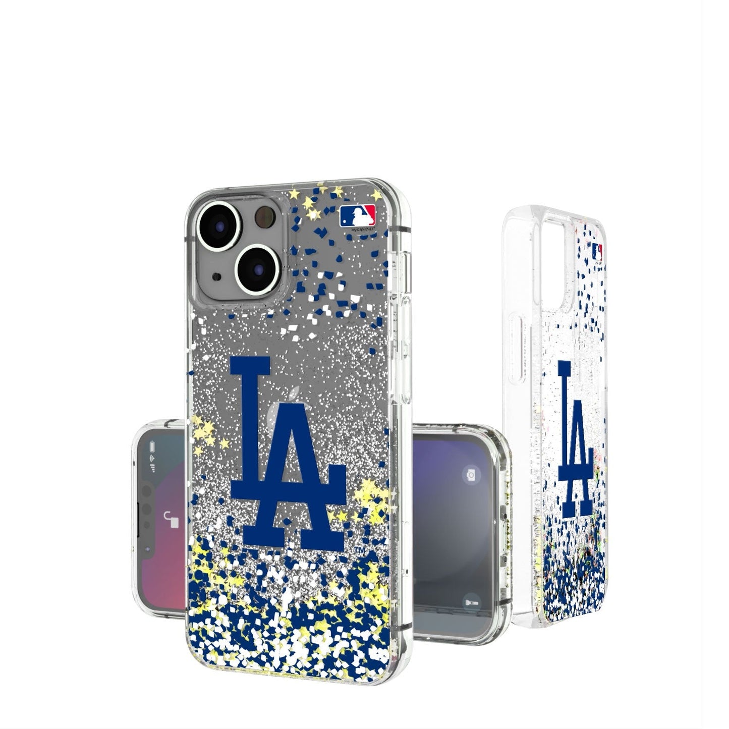 LA Dodgers Confetti Gold Glitter Case