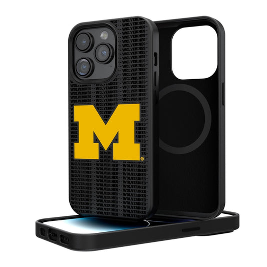 Michigan Wolverines Blackletter Magnetic Case