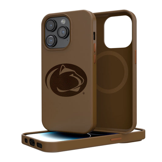 Penn State Nittany Lions Woodburned Brown Magnetic Case