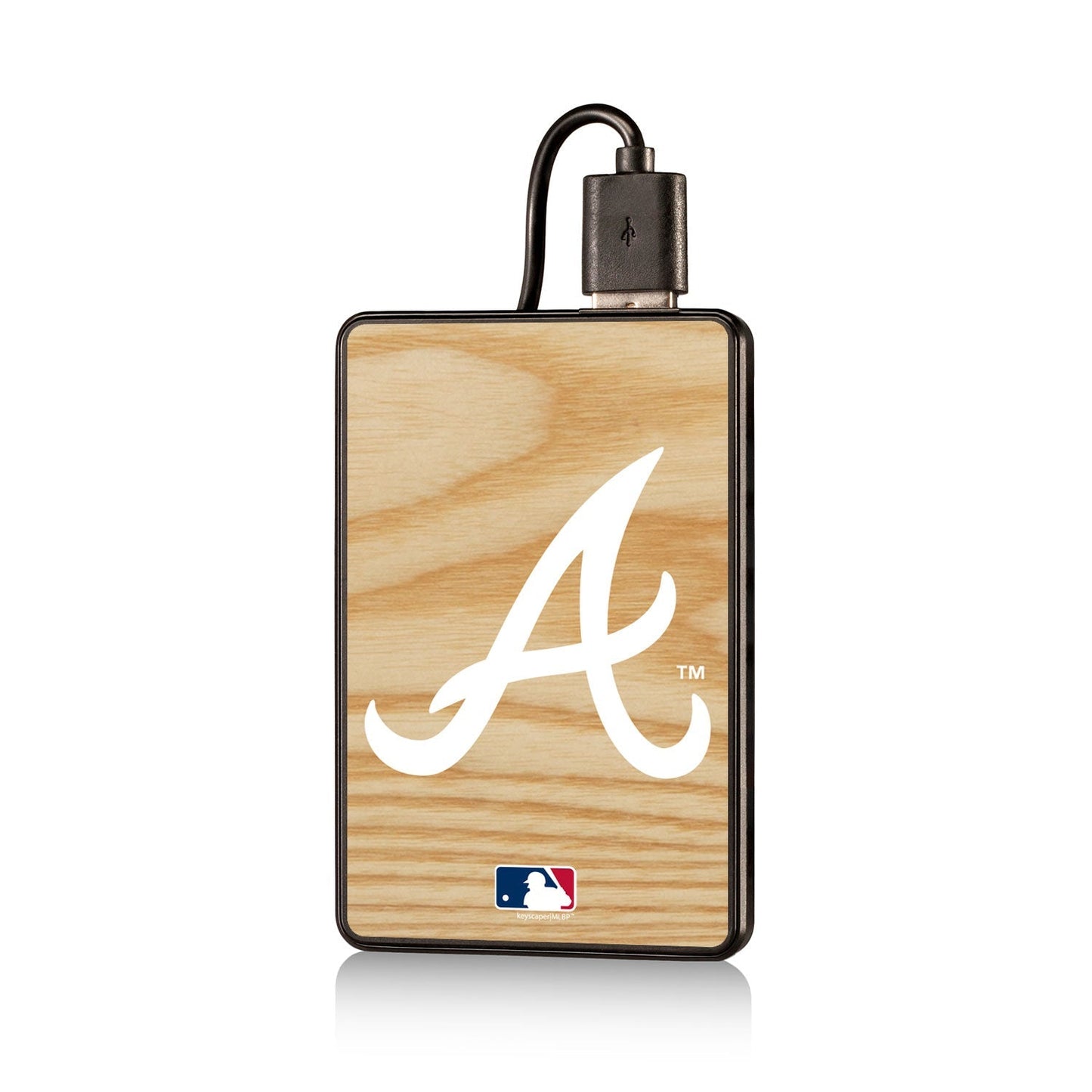 Atlanta Braves Braves Wood Bat 2200mAh Credit Card Powerbank