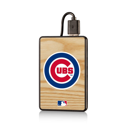 Chicago Cubs Cubs Wood Bat 2200mAh Credit Card Powerbank