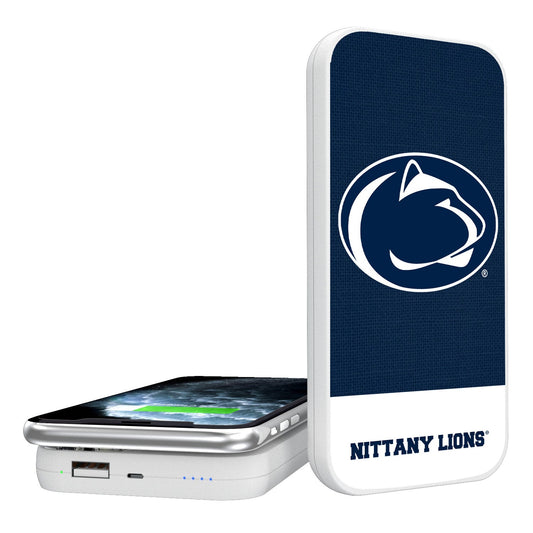 Penn State Nittany Lions Solid Wordmark 5000mAh Portable Wireless Charger