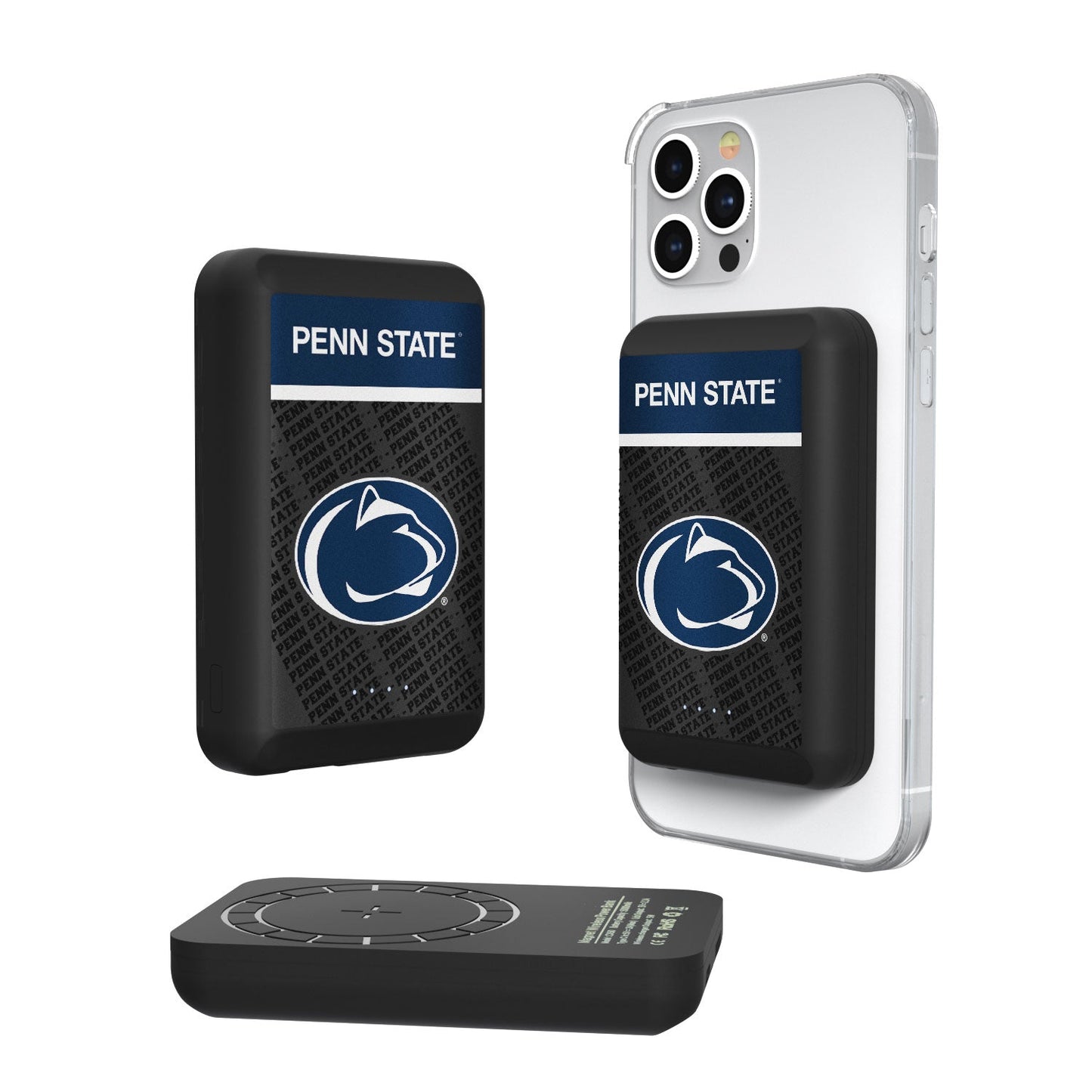 Penn State Nittany Lions Endzone Plus 5000mAh Magnetic Wireless Charger