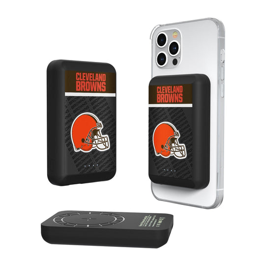 Cleveland Browns Endzone Plus 5000mAh Magnetic Wireless Charger-0
