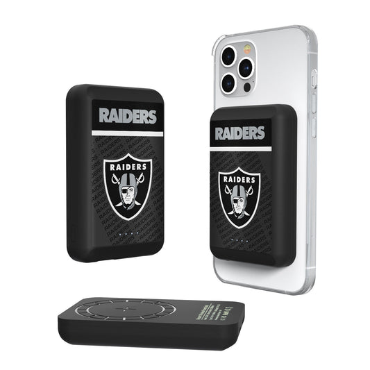 Las Vegas Raiders Endzone Plus 5000mAh Magnetic Wireless Charger