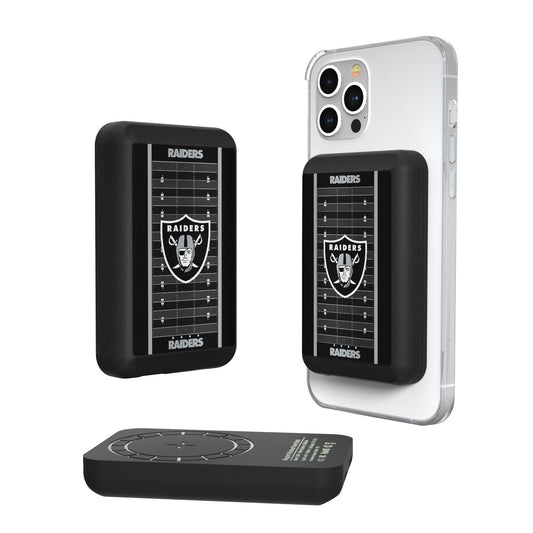 Las Vegas Raiders Football Field 5000mAh Magnetic Wireless Charger