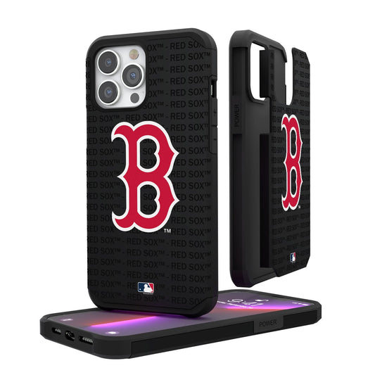 Boston Red Sox Blackletter Rugged Case