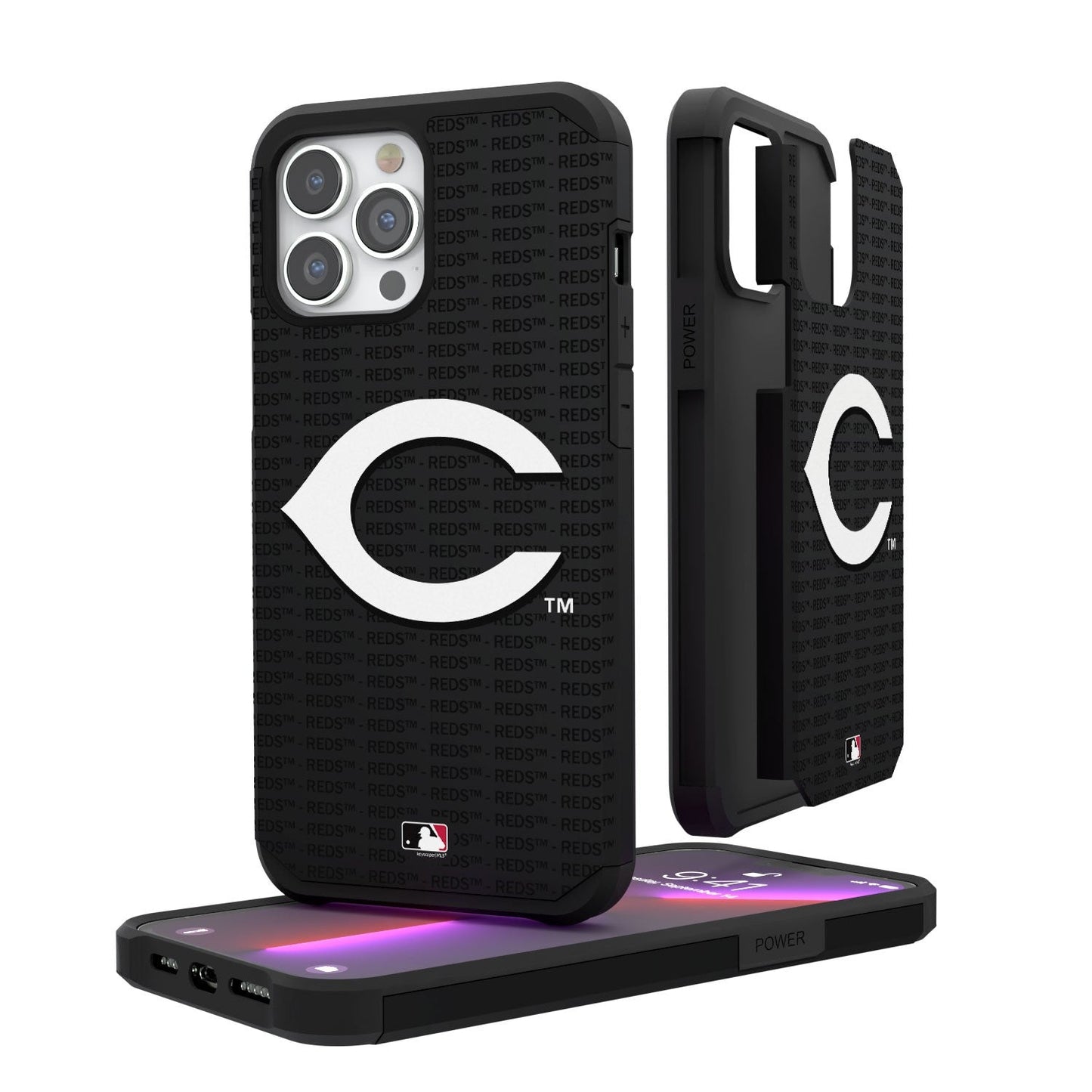 Cincinnati Reds Blackletter Rugged Case