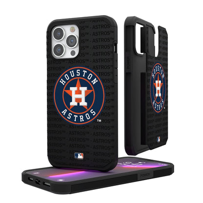 Houston Astros Blackletter Rugged Case