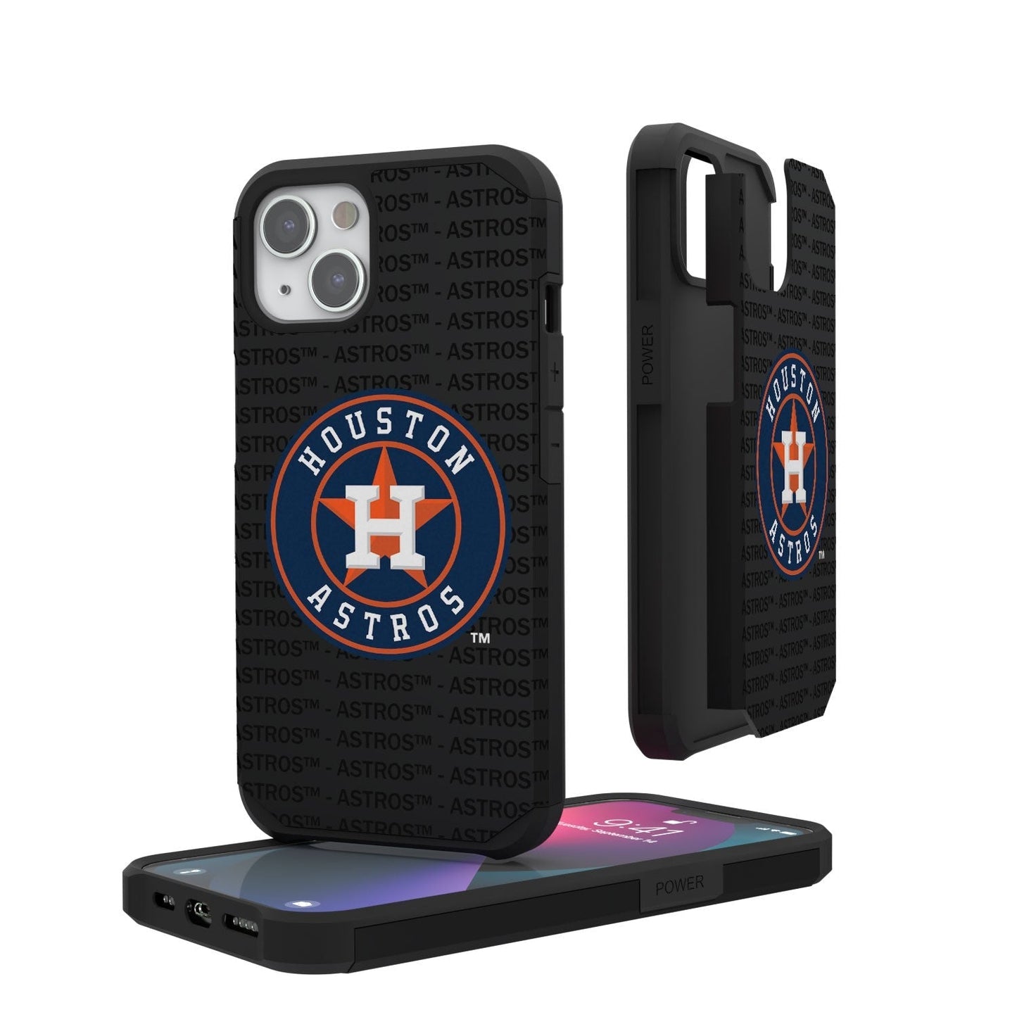 Houston Astros Blackletter Rugged Case