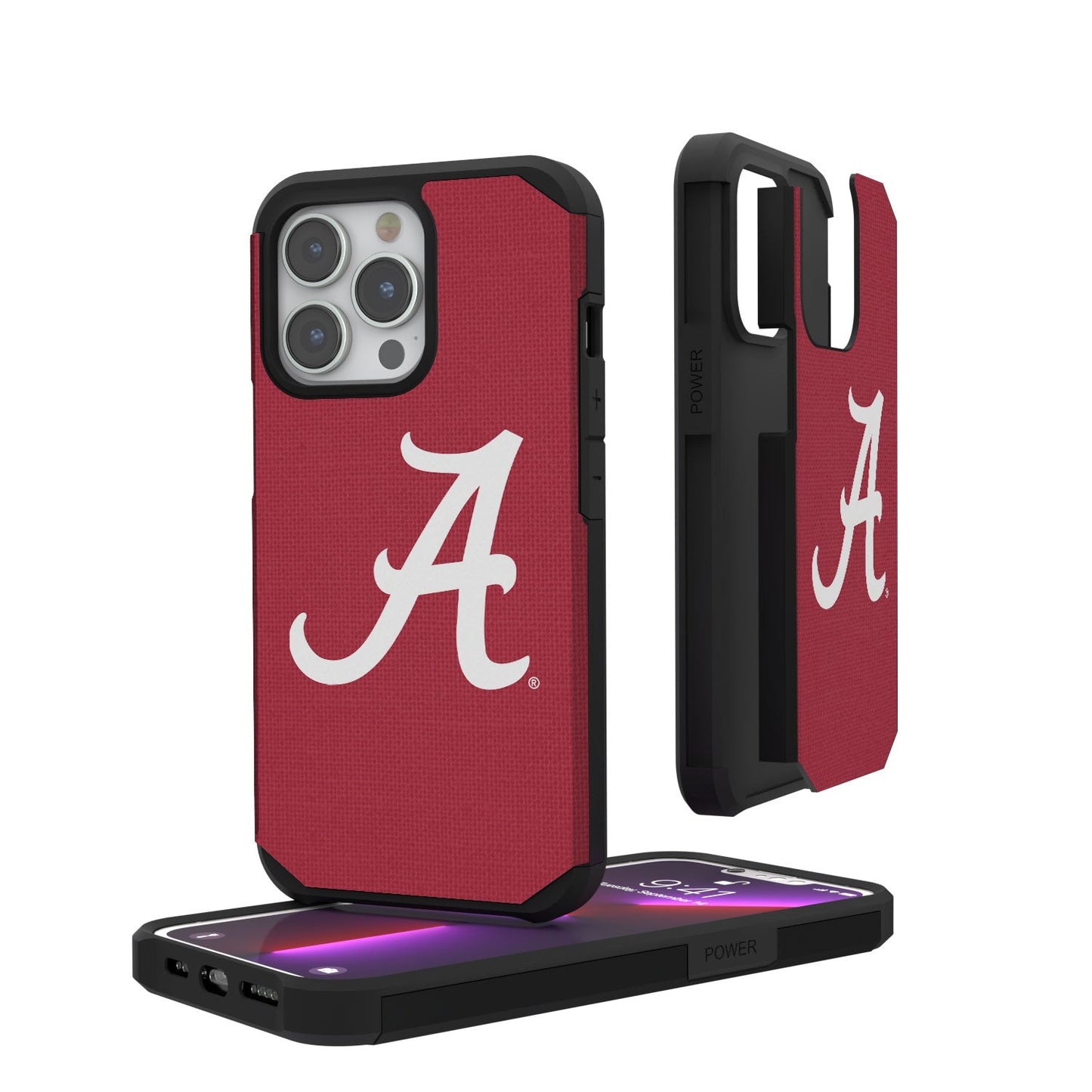 Alabama Crimson Tide Solid Rugged Case