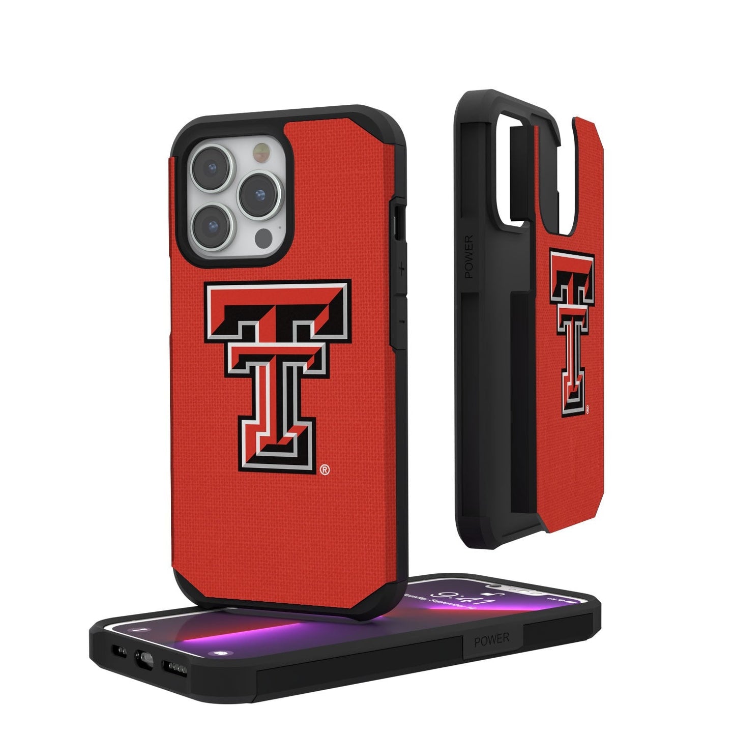 Texas Tech Red Raiders Solid Rugged Case