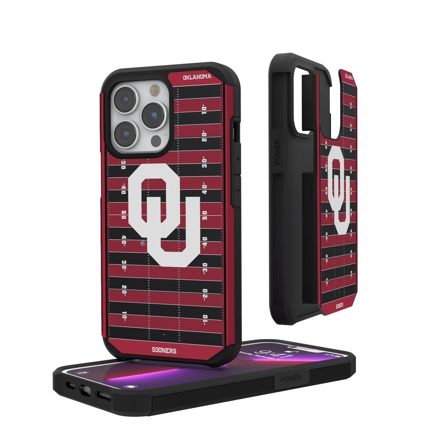 Oklahoma Sooners Football Field Rugged Case