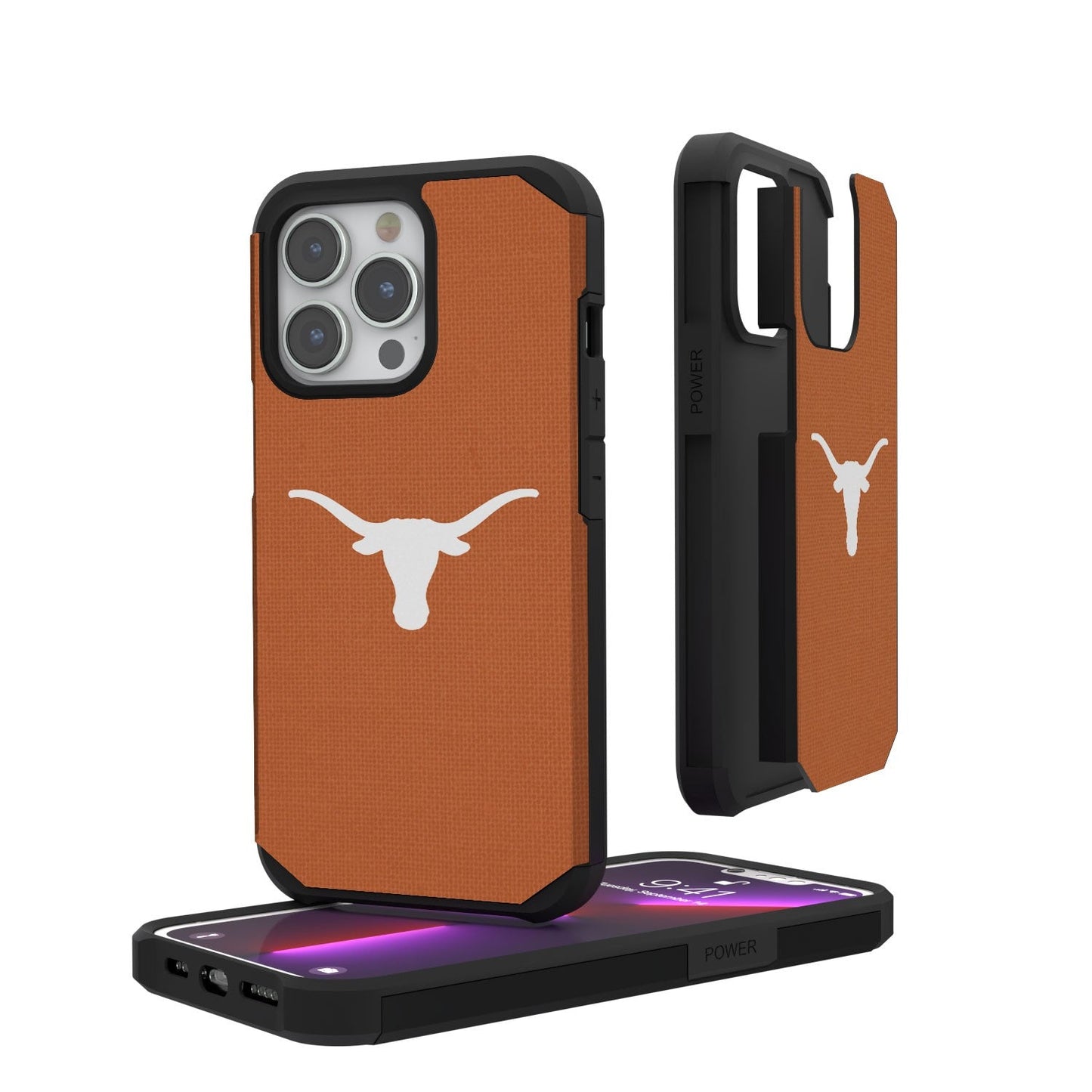 Texas Longhorns Solid Rugged Case