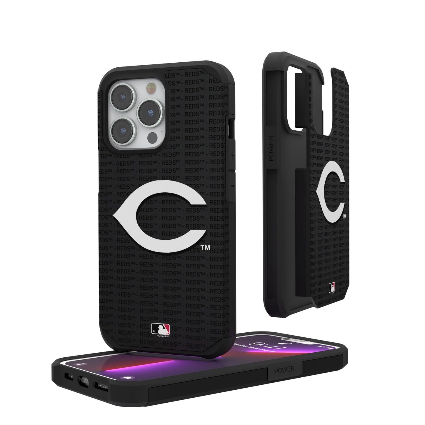 Cincinnati Reds Blackletter Rugged Case