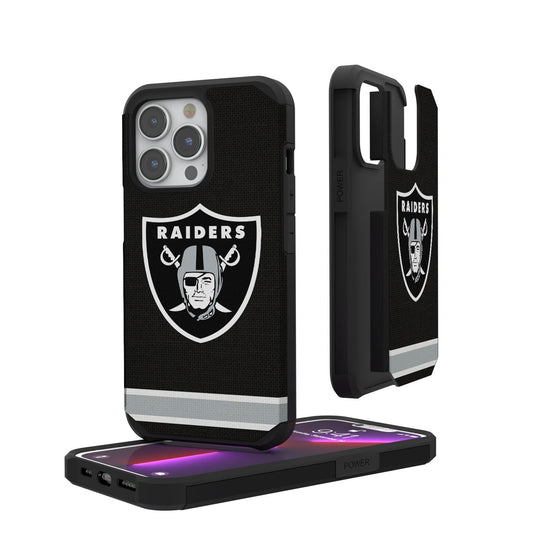 Las Vegas Raiders Stripe Rugged Case