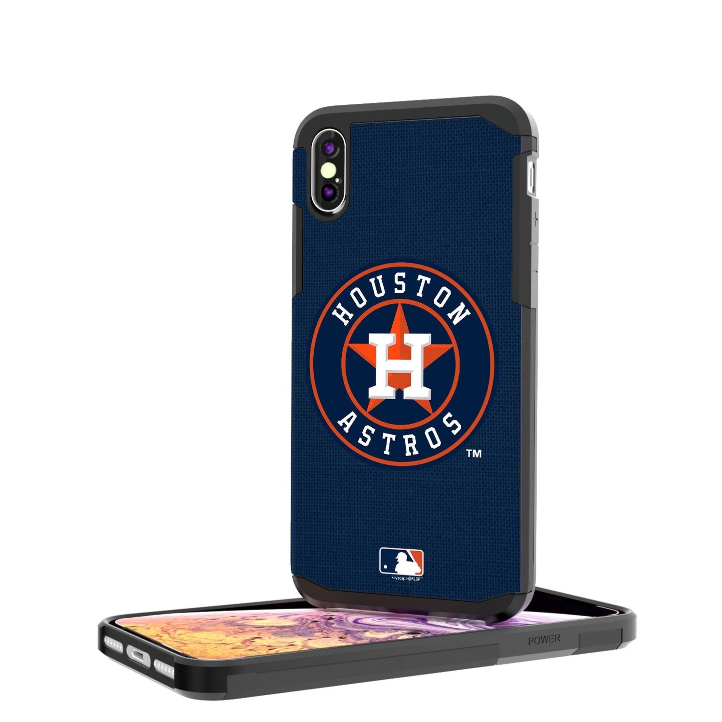 Houston Astros Solid Rugged Case