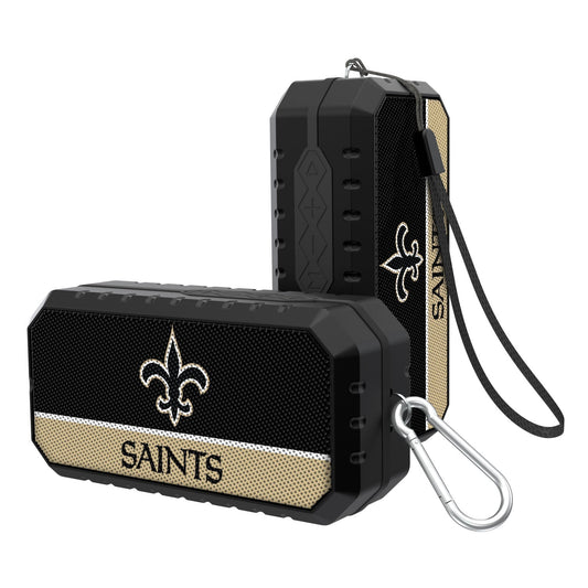 New Orleans Saints Solid Wordmark Bluetooth Speaker-0