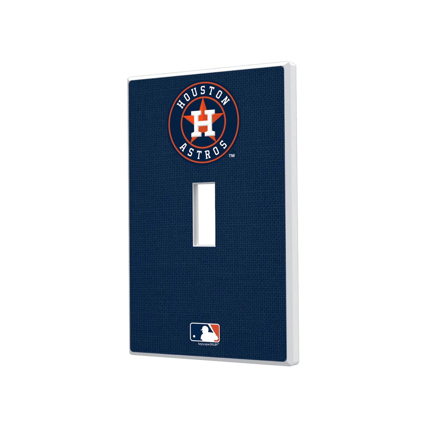 Houston Astros Solid Hidden-Screw Light Switch Plate