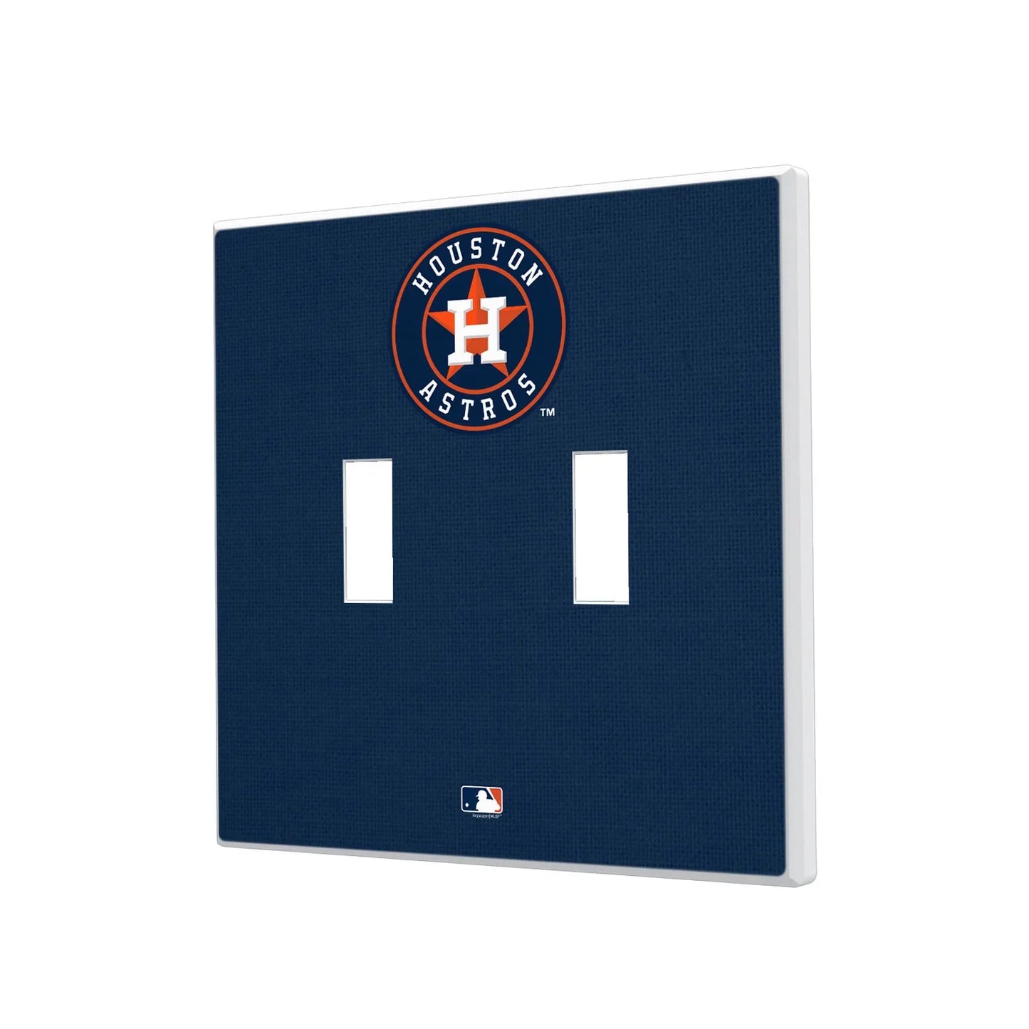 Houston Astros Solid Hidden-Screw Light Switch Plate