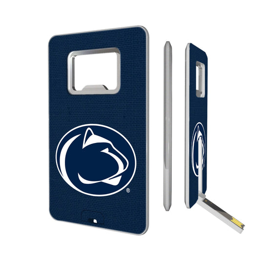 Penn State Nittany Lions Solid Credit Card USB Drive with Bottle Opener 16GB
