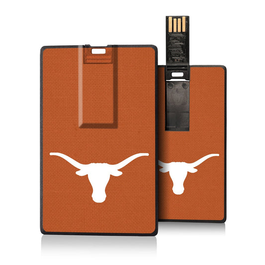Texas Longhorns Solid Credit Card USB Drive 16GB