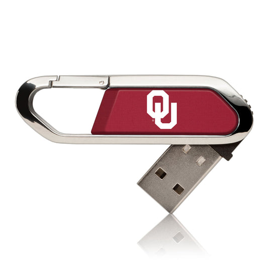 Oklahoma Sooners Solid USB 16GB Clip Style Flash Drive