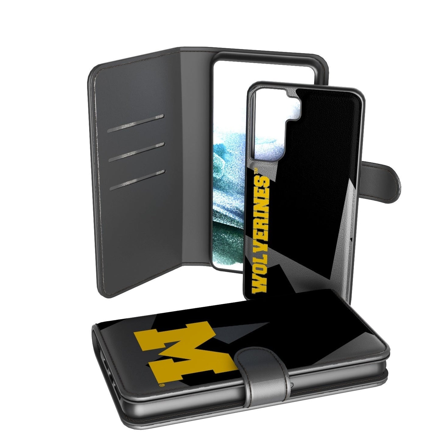 Michigan Wolverines Tilt Wallet Case