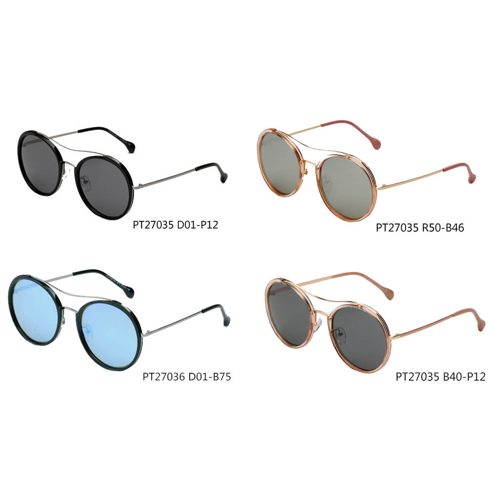 MESSINA | Classic Round Polarized Fashion Sunglasses-4