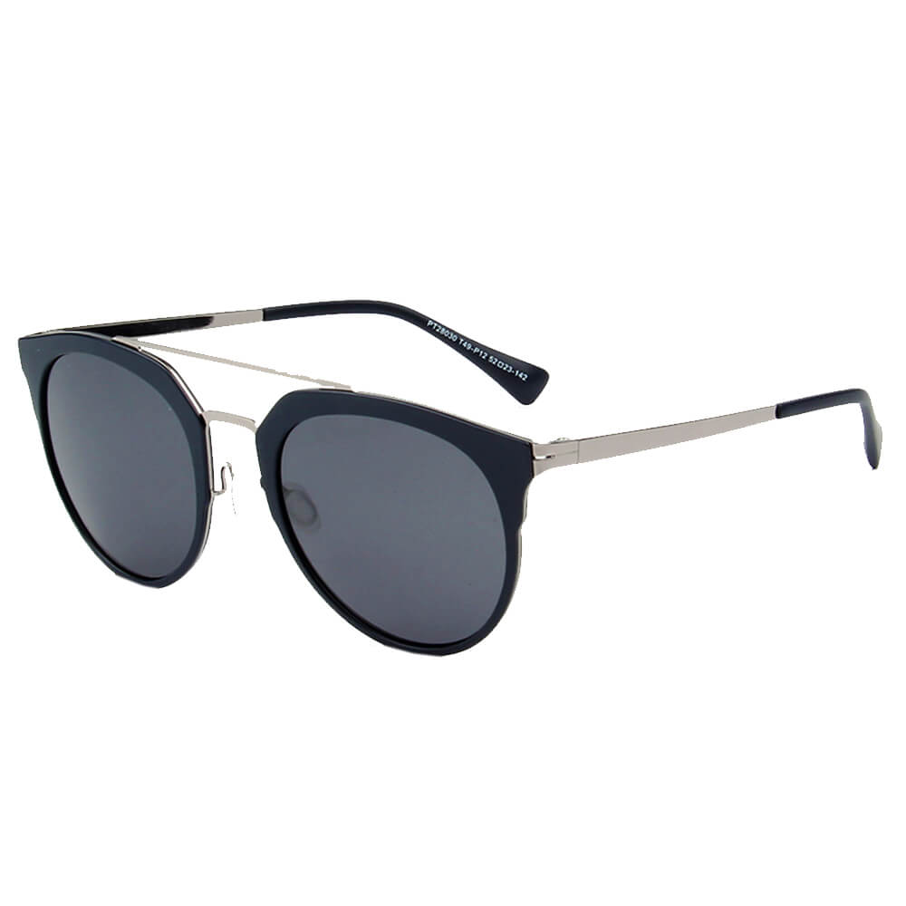 Kona - Round Retro Mirrored Fashion Sunglasses-1