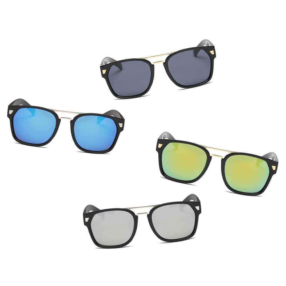 HINDMARSH | Classic Retro Square Frame Fashion Sunglasses-8