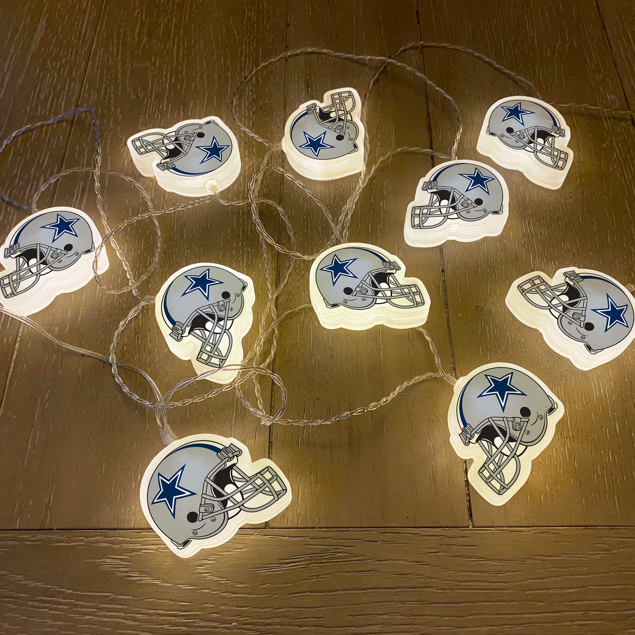 Dallas Cowboys LED Helmet String Lights