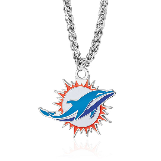 Miami Dolphins Primary Team Logo Necklace