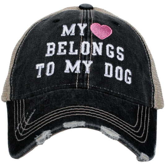 My Heart Belongs To My Dog Trucker Hat