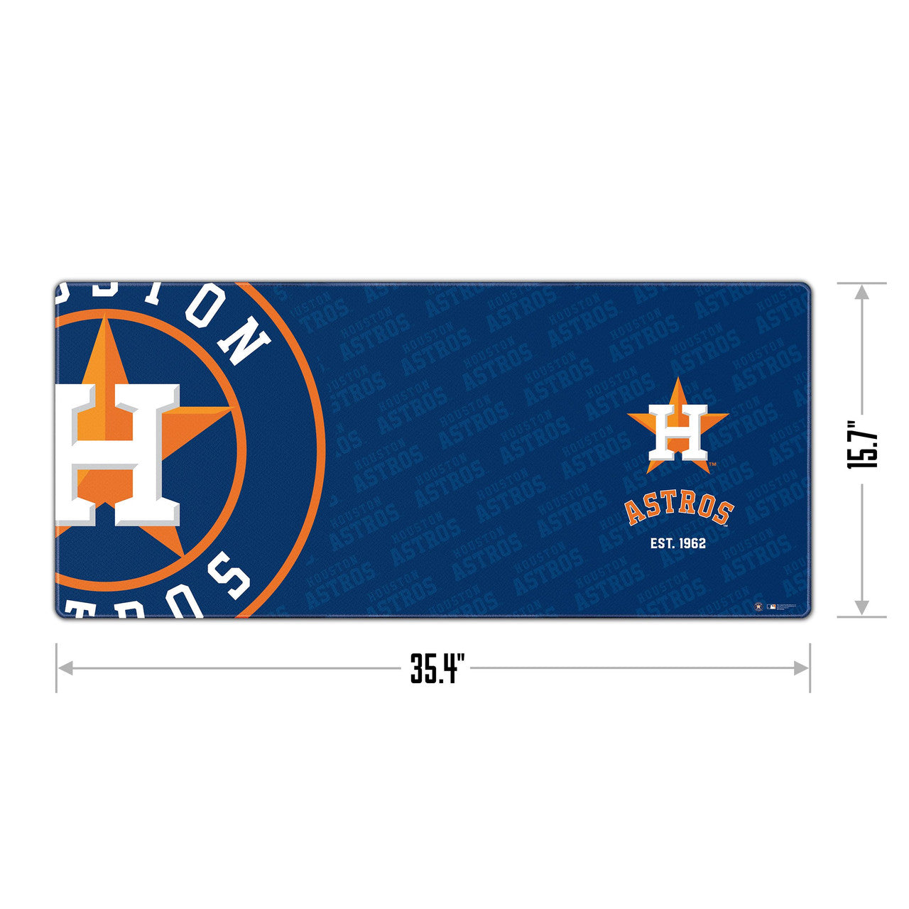 Houston Astros Logo Design Desk Pad