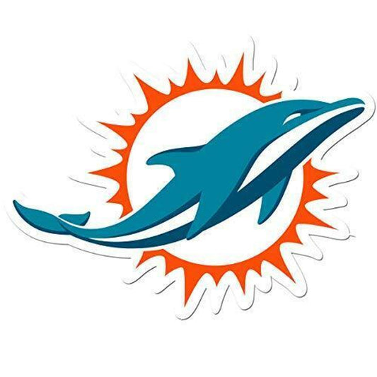 Miami Dolphins Siskiyou Auto Decal 8-inch sheet