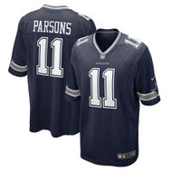 Dallas Cowboys  Men's Nike Micah Parsons Navy Game Jersey